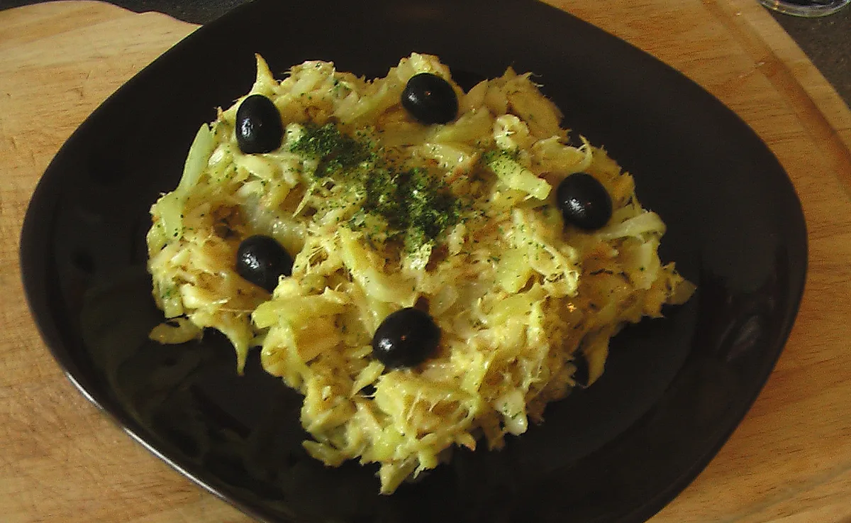 Bacalhau à Brás — cod cu cartofi și ou