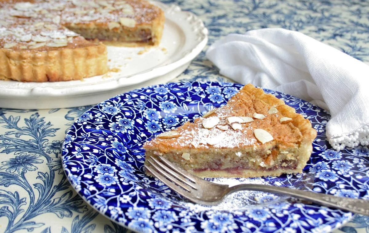 Bakewell tart cu migdale