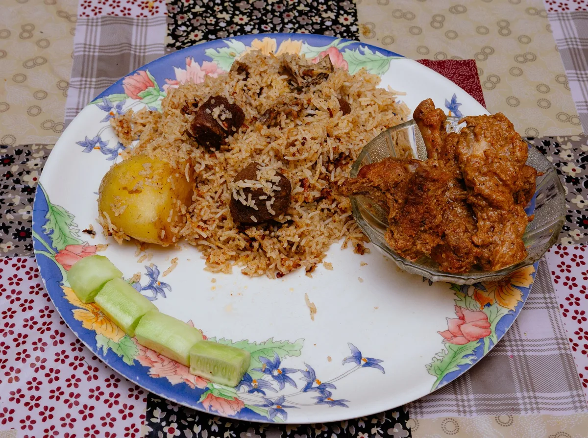 Biryani de pui cu orez basmati