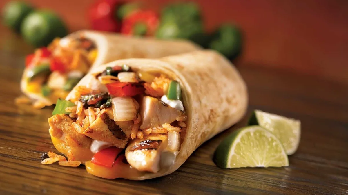 Burrito cu carne și fasole