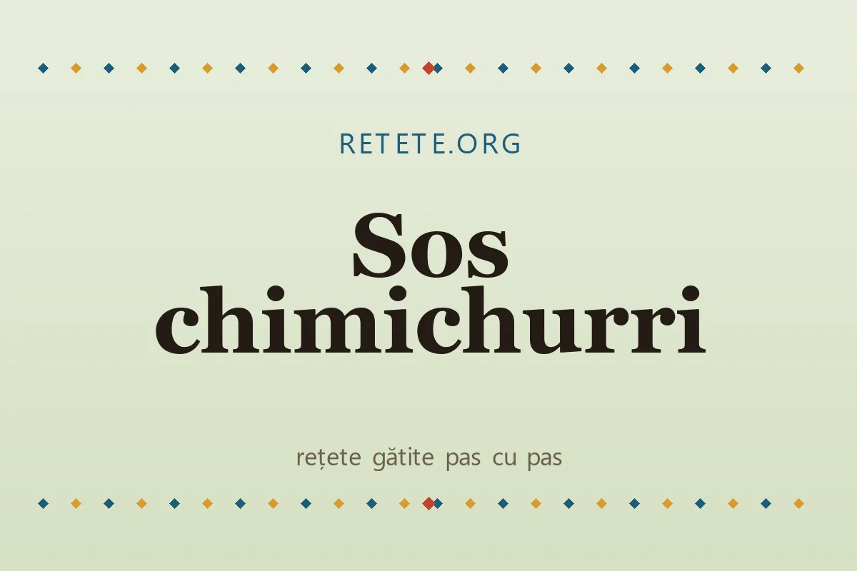 Sos chimichurri