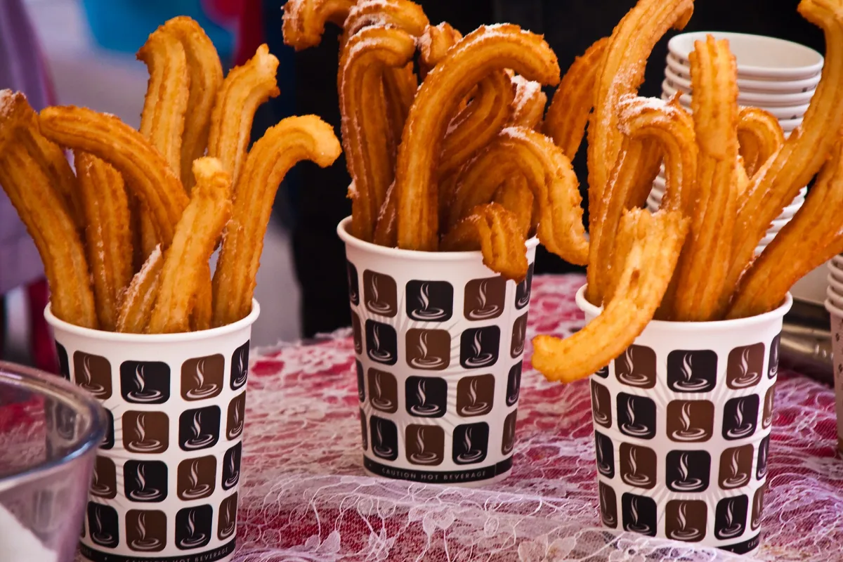 Churros cu ciocolată