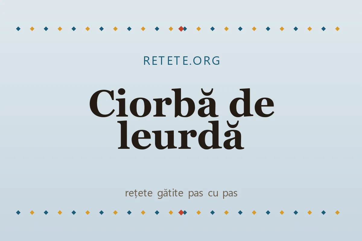 Ciorbă de leurdă
