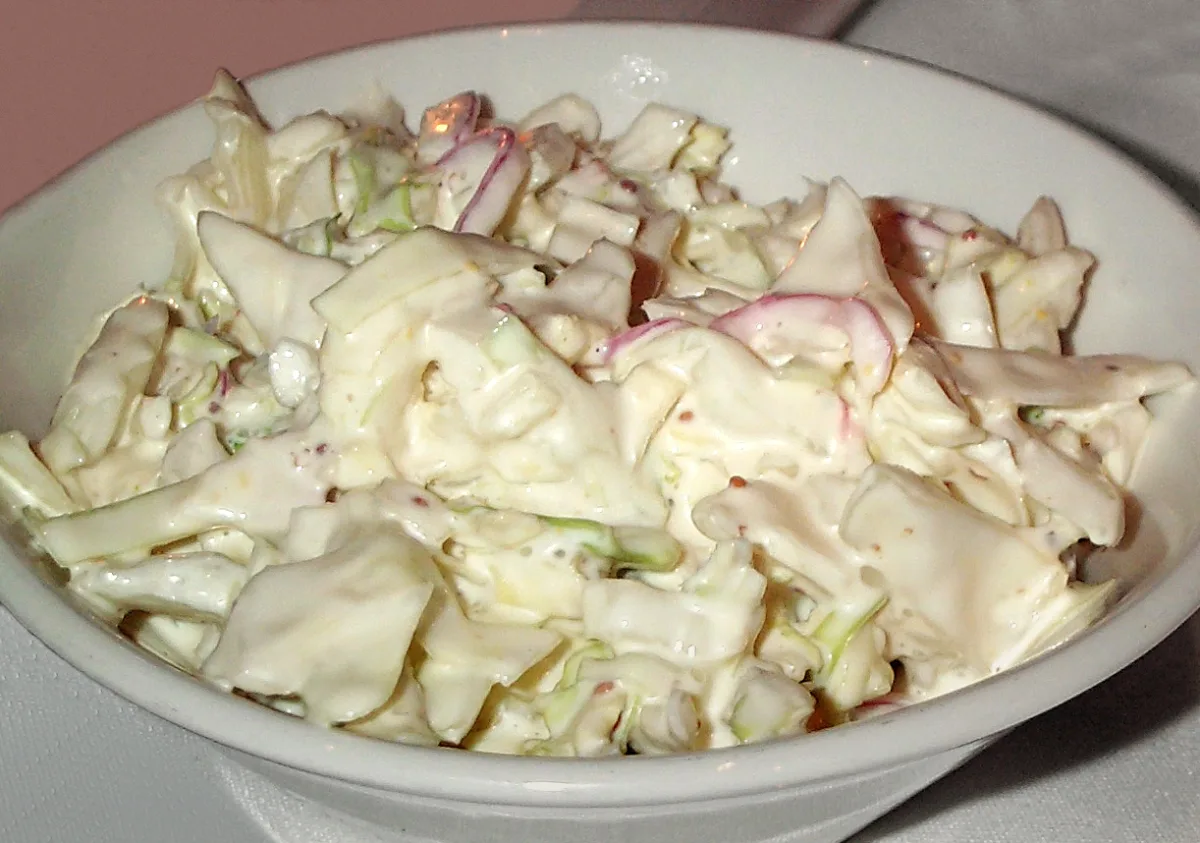 Coleslaw american cremos