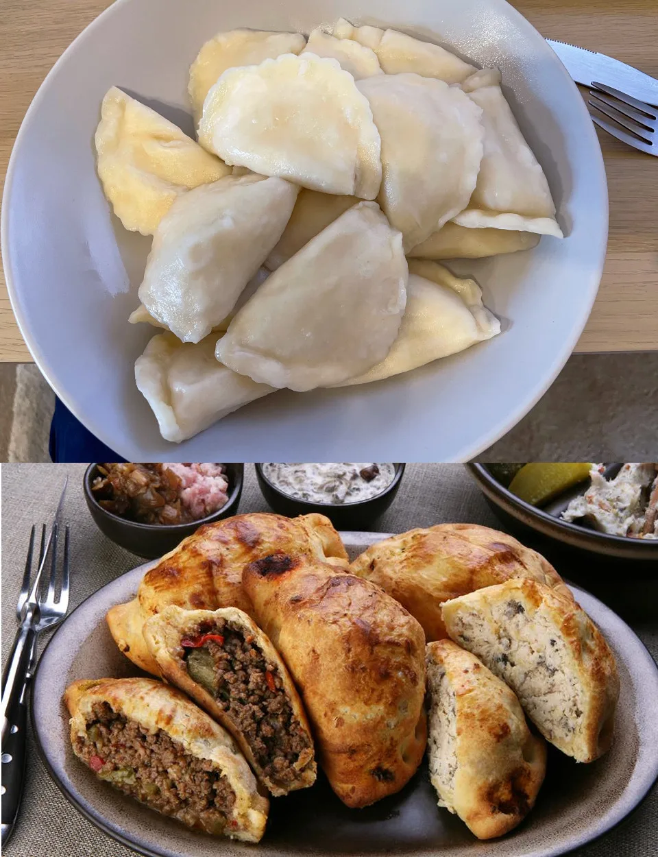 Colțunași cu brânză și smântână