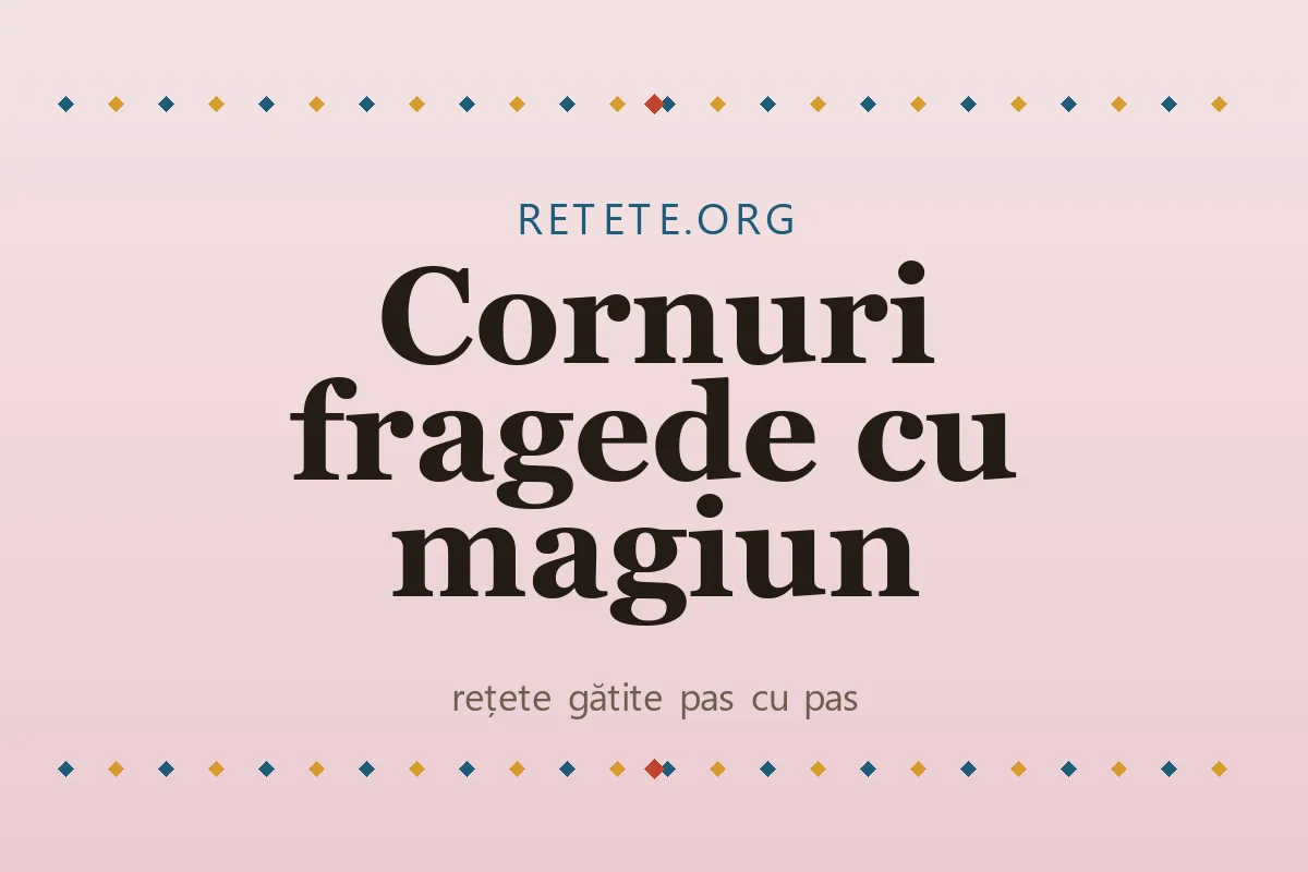 Cornuri fragede cu magiun