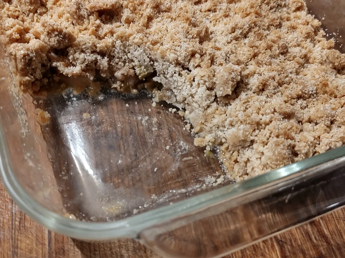 Crumble de mere