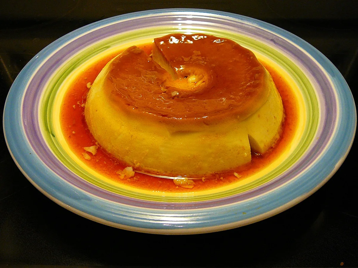 Flan spaniol cu caramel