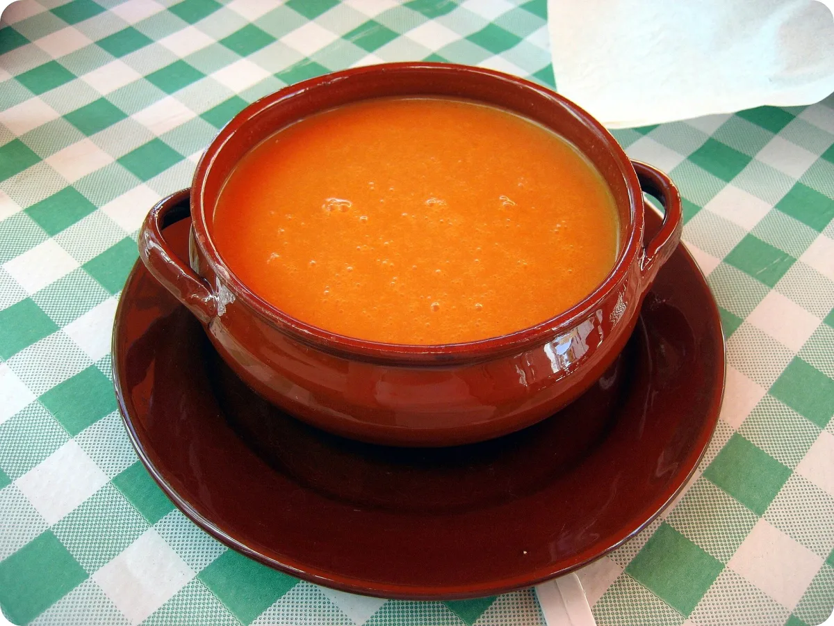 Gazpacho rece de roșii