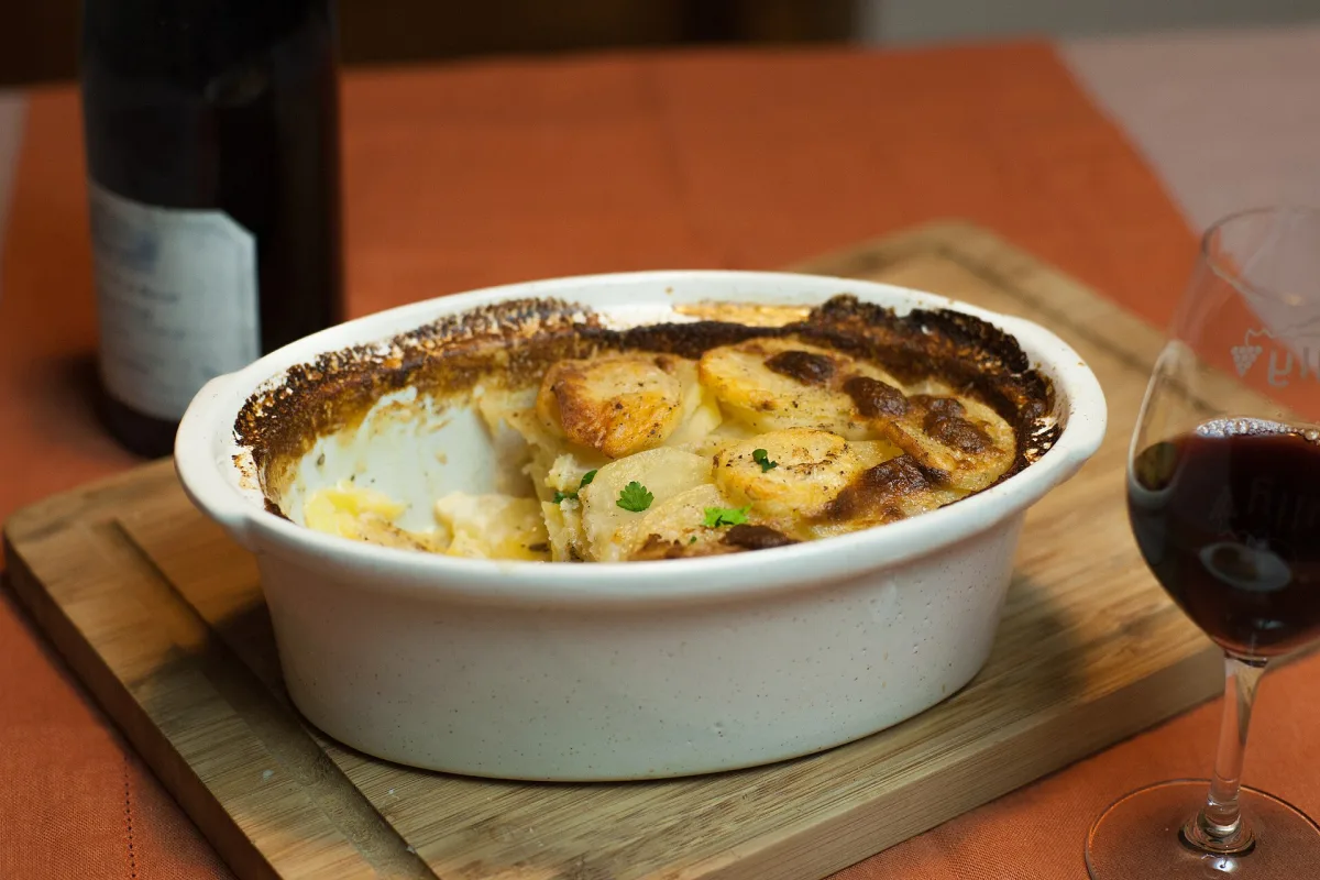 Gratin dauphinois cu cartofi