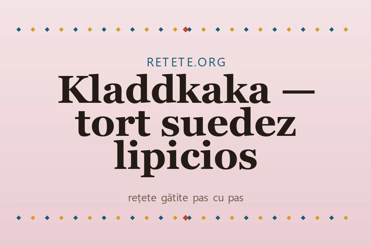 Kladdkaka — tort suedez lipicios