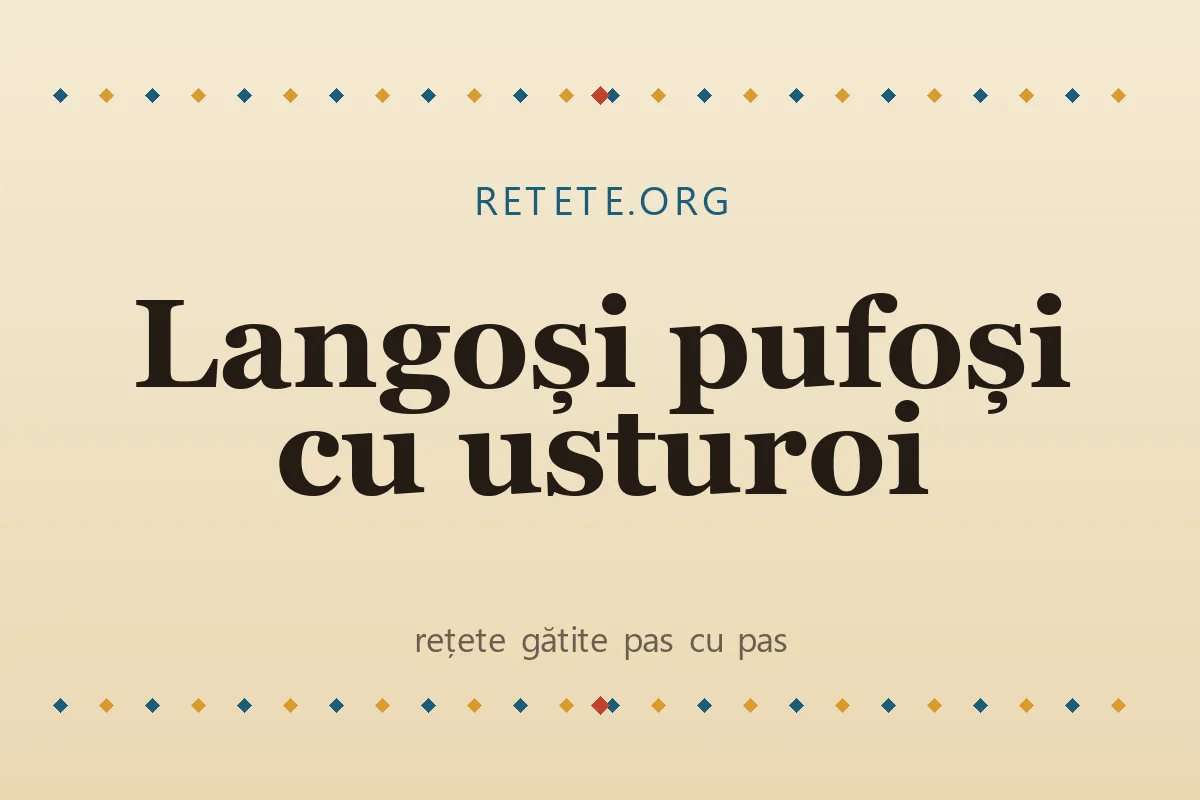 Langoși pufoși cu usturoi