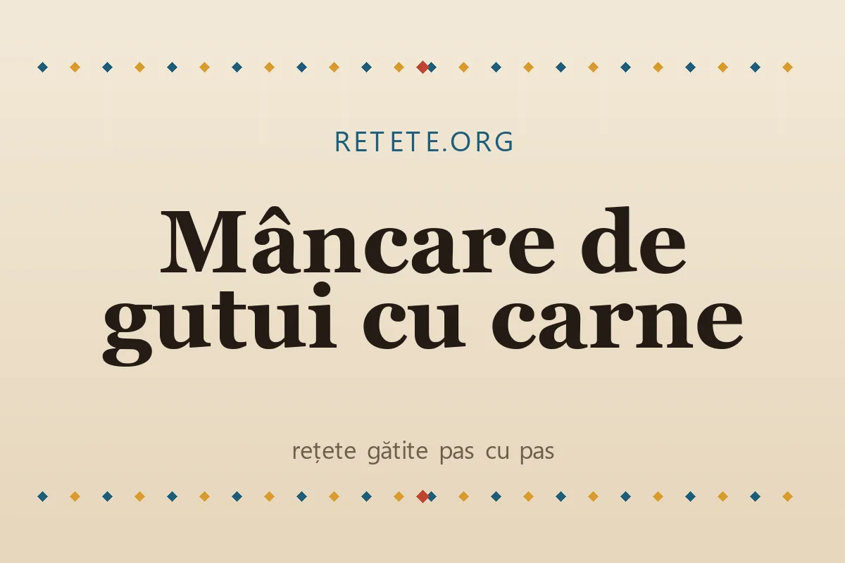 Mâncare de gutui cu carne