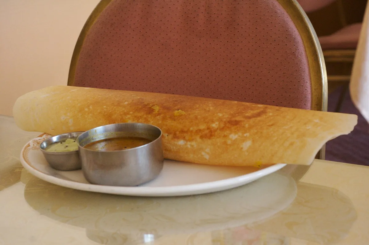 Masala dosa cu cartofi