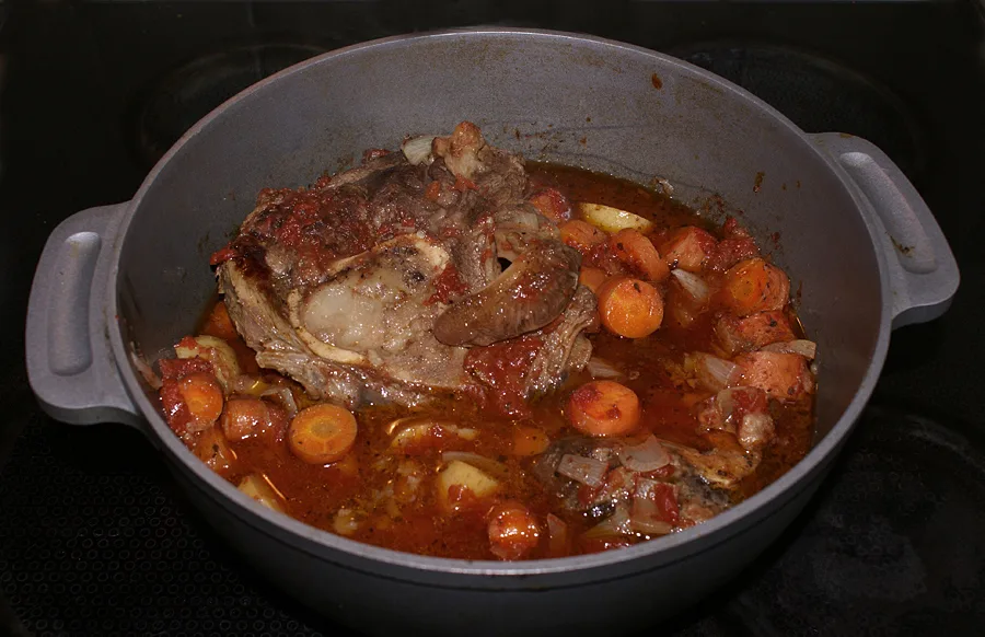 Ossobuco milanez cu gremolata