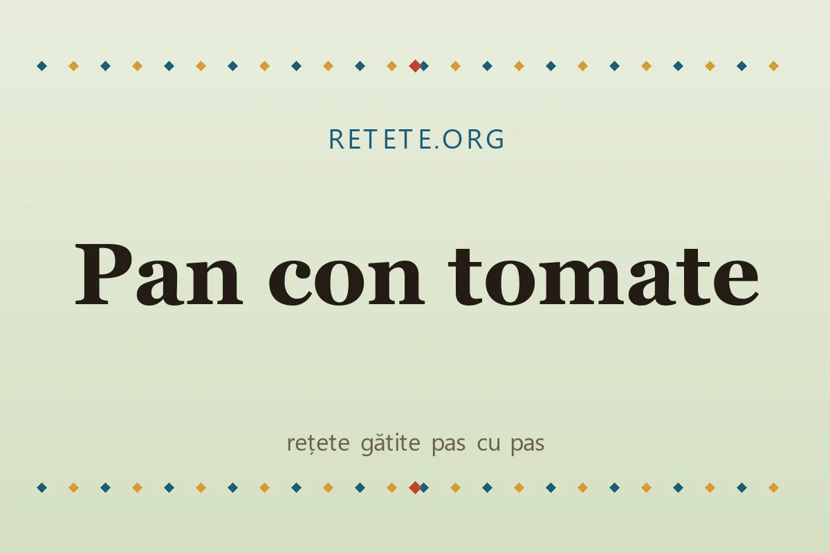 Pan con tomate