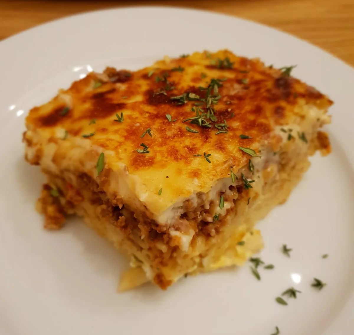 Pastitsio — musaca grecească cu paste