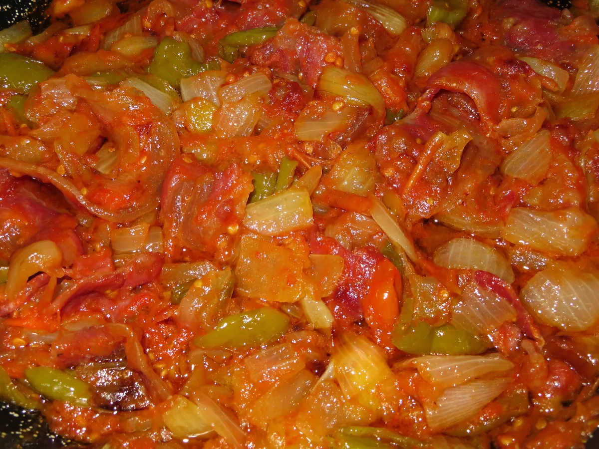 Pisto manchego cu legume