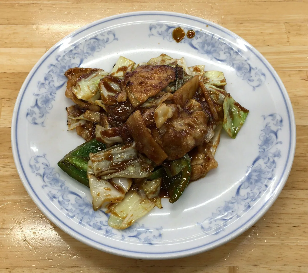 Porc gătit de două ori (twice cooked pork)