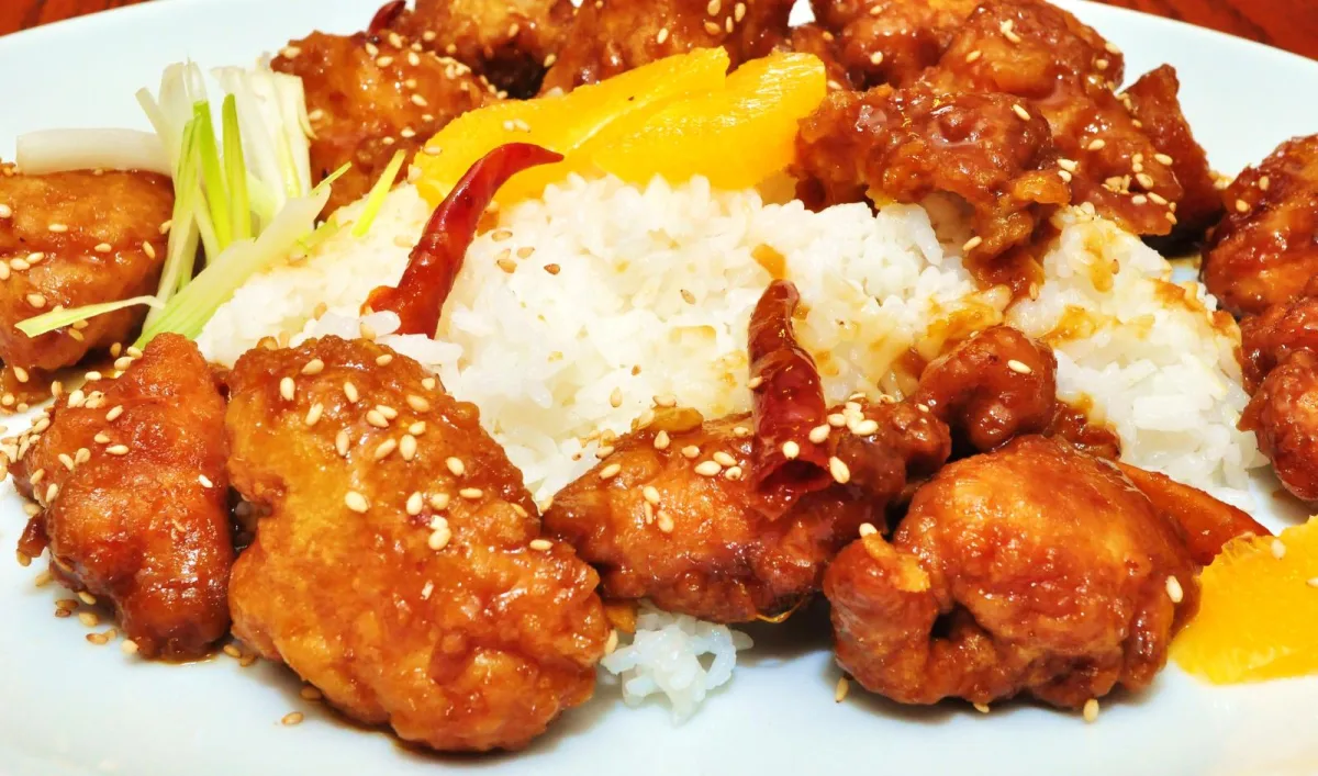 Pui cu portocale (orange chicken)