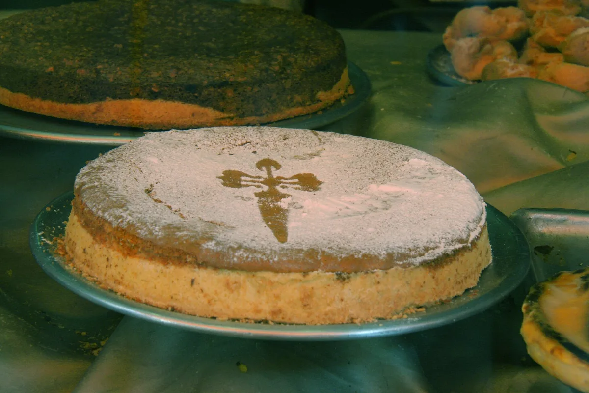 Tarta de Santiago — tort de migdale