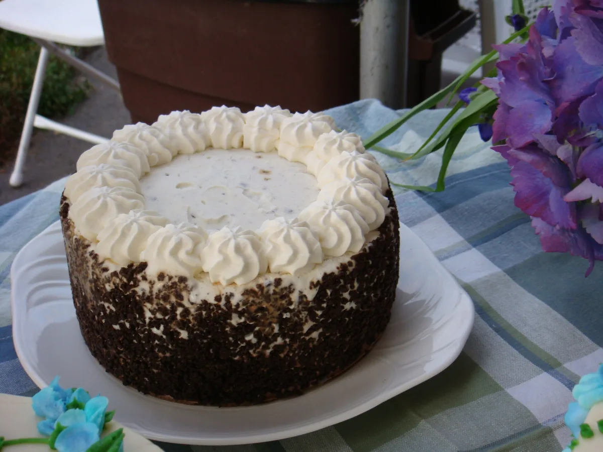 Tort de înghețată cu biscuiți