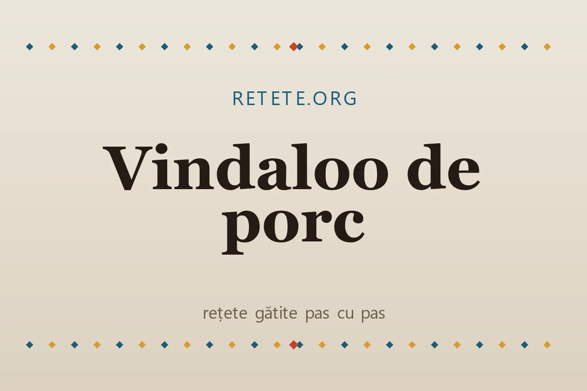 Vindaloo de porc