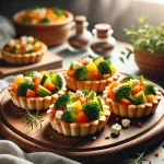 Mini-tarte cu legume